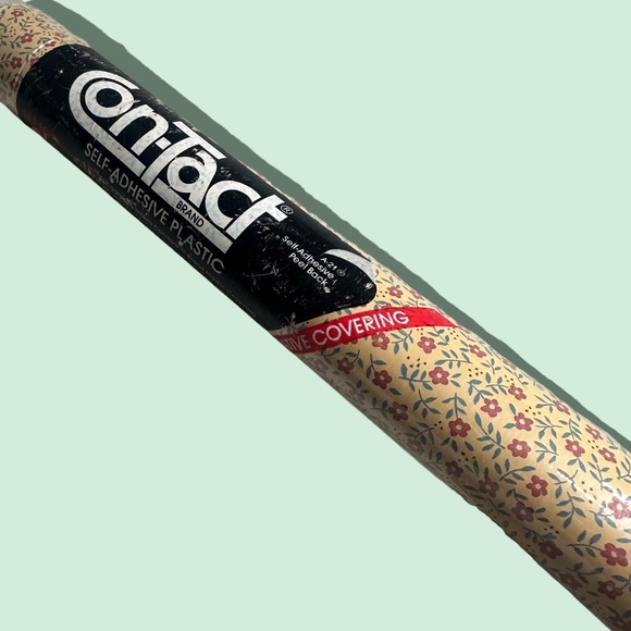 Vintage In Package Floral Print Contact Paper 13.5 Sq Feet Drawer Liner Crafts - Picture 7 of 9